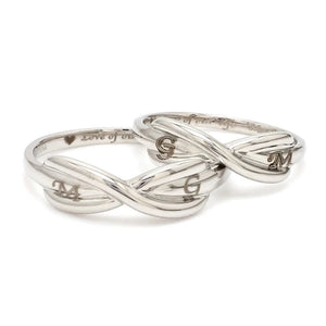 Infinity Plain Platinum Ring for Men JL PT 459