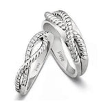 Load image into Gallery viewer, Intertwined Platinum Love Bands JL PT 207
