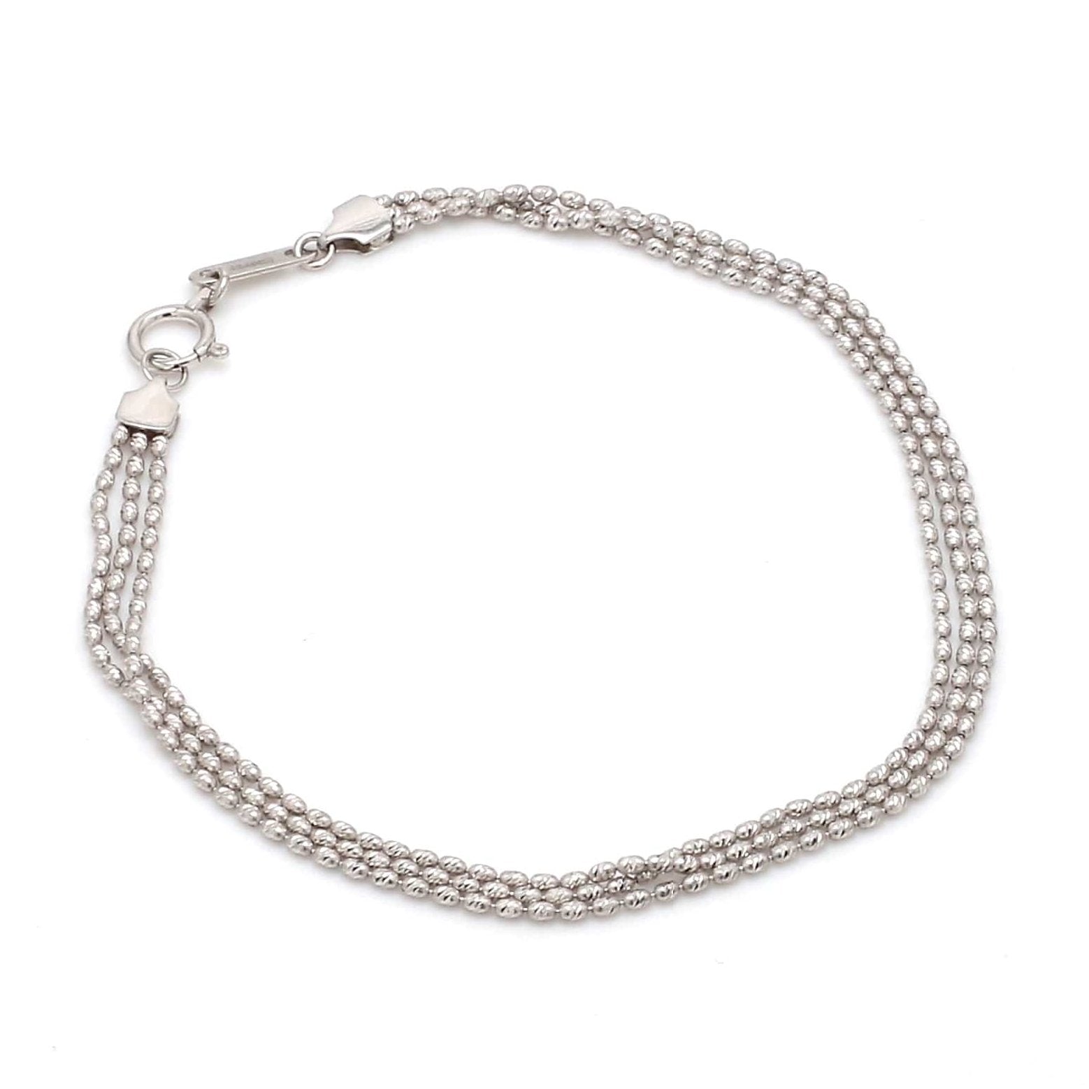 Japanese 3 Line Platinum Bracelet for Women JL PTB 664