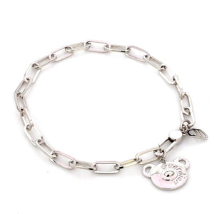 Japanese 4mm Links Platinum Bracelet for Women JL PTB 1161