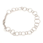 Load image into Gallery viewer, Japanese Circle Links Platinum Bracelet for Women JL PTB 1155
