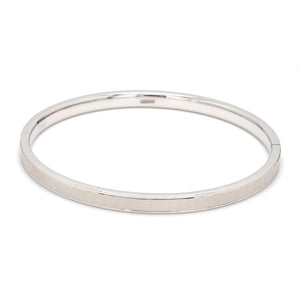 Japanese Openable Platinum Bangle with Centre Matte Finish JL PTB 636