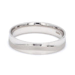 Load image into Gallery viewer, Japanese Plain Platinum Couple Rings with a Matte Finish Wave JL PT 610
