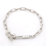 Load image into Gallery viewer, Japanese Platinum 4 mm Links Bracelet for Women JL PTB 1158
