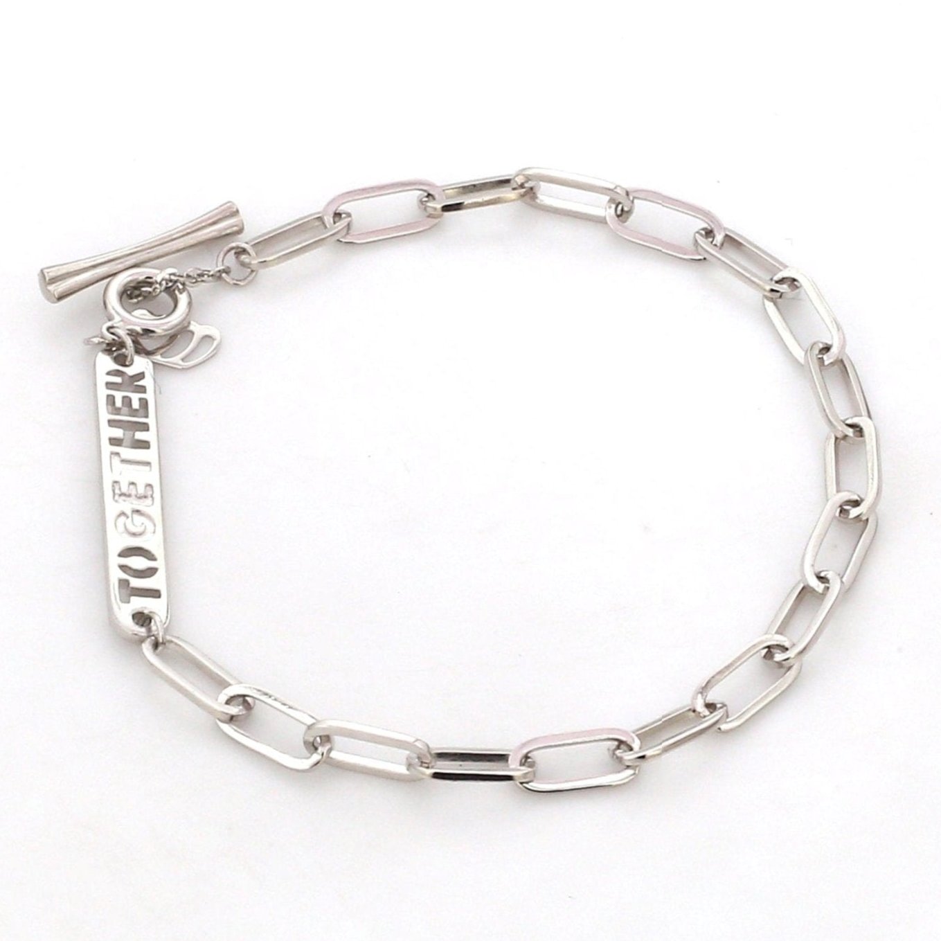 Japanese Platinum 4 mm Links Bracelet for Women JL PTB 1158