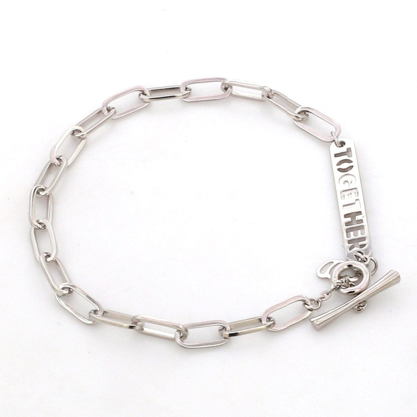 Japanese Platinum 4 mm Links Bracelet for Women JL PTB 1158