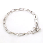 Load image into Gallery viewer, Japanese Platinum 4 mm Links Bracelet for Women JL PTB 1158
