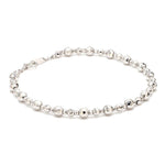 Load image into Gallery viewer, Japanese Platinum Bracelet Diamond Cut Balls Bracelet for Women JL PTB 1074
