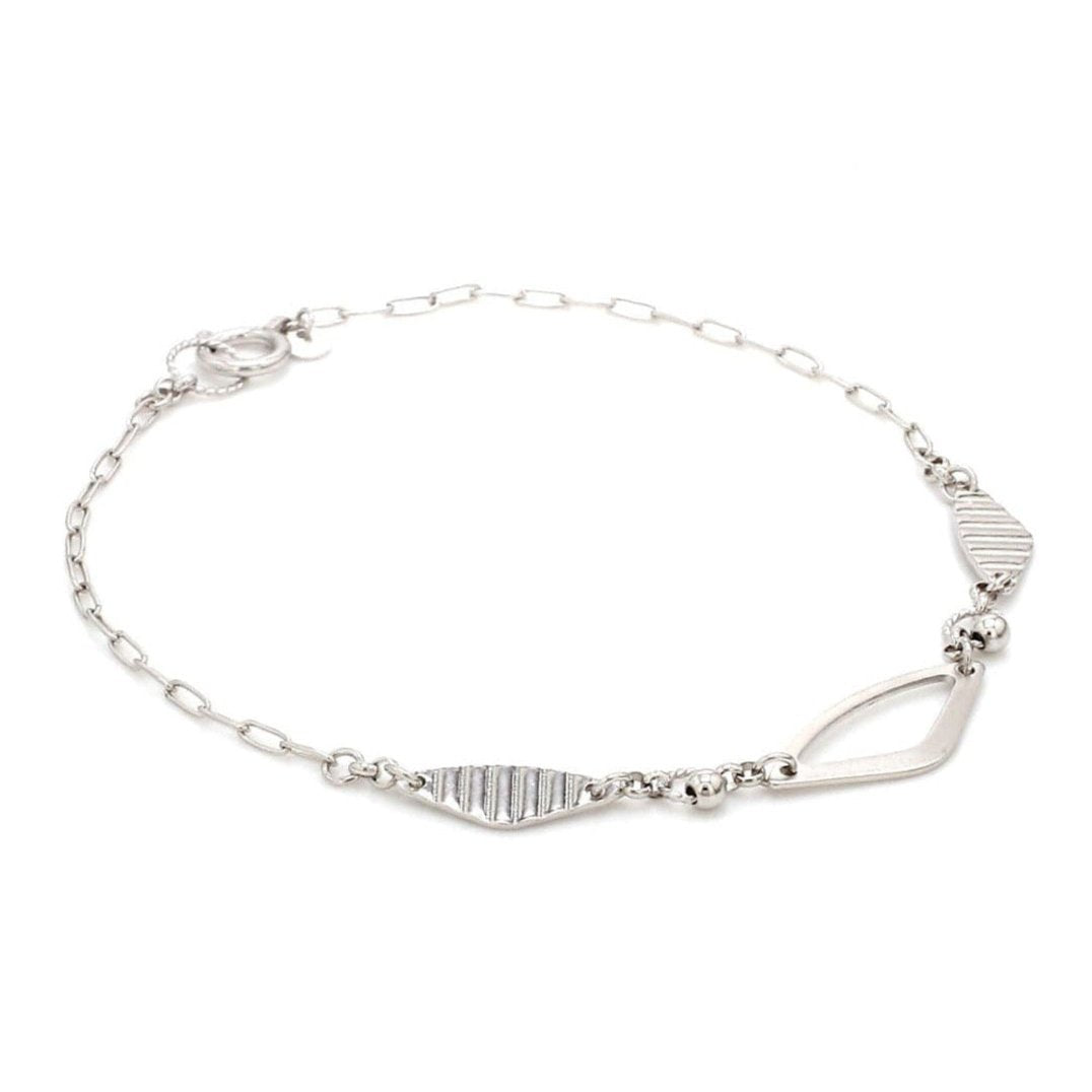 Japanese Platinum Light Weight Bracelet for Women JL PTB 1066