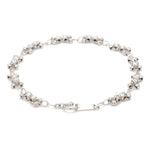 Load image into Gallery viewer, Japanese Platinum Light Weight Bracelet with Diamond Cut Balls  for Women JL PTB 1067
