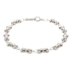 Load image into Gallery viewer, Japanese Platinum Light Weight Bracelet with Diamond Cut Balls  for Women JL PTB 1067
