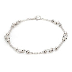 Load image into Gallery viewer, Japanese Platinum with Diamond Cut Balls Bracelet for Women JL PTB 1069
