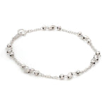 Load image into Gallery viewer, Japanese Platinum with Diamond Cut Balls Bracelet for Women JL PTB 1069
