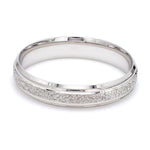 Load image into Gallery viewer, Japanese Rough Texture Platinum Love Bands JL PT 609
