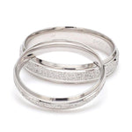 Load image into Gallery viewer, Japanese Rough Texture Platinum Love Bands JL PT 609
