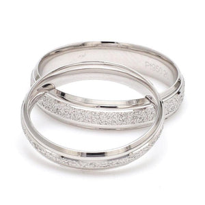 Japanese Rough Texture Platinum Love Bands JL PT 609