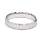 Load image into Gallery viewer, Japanese Textured Platinum Love Bands JL PT 606
