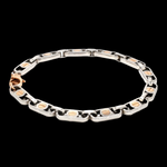 Load image into Gallery viewer, Platinum &amp; Rose gold Bracelet for Men JL PTB 1076
