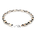 Load image into Gallery viewer, Platinum &amp; Rose gold Bracelet for Men JL PTB 1076
