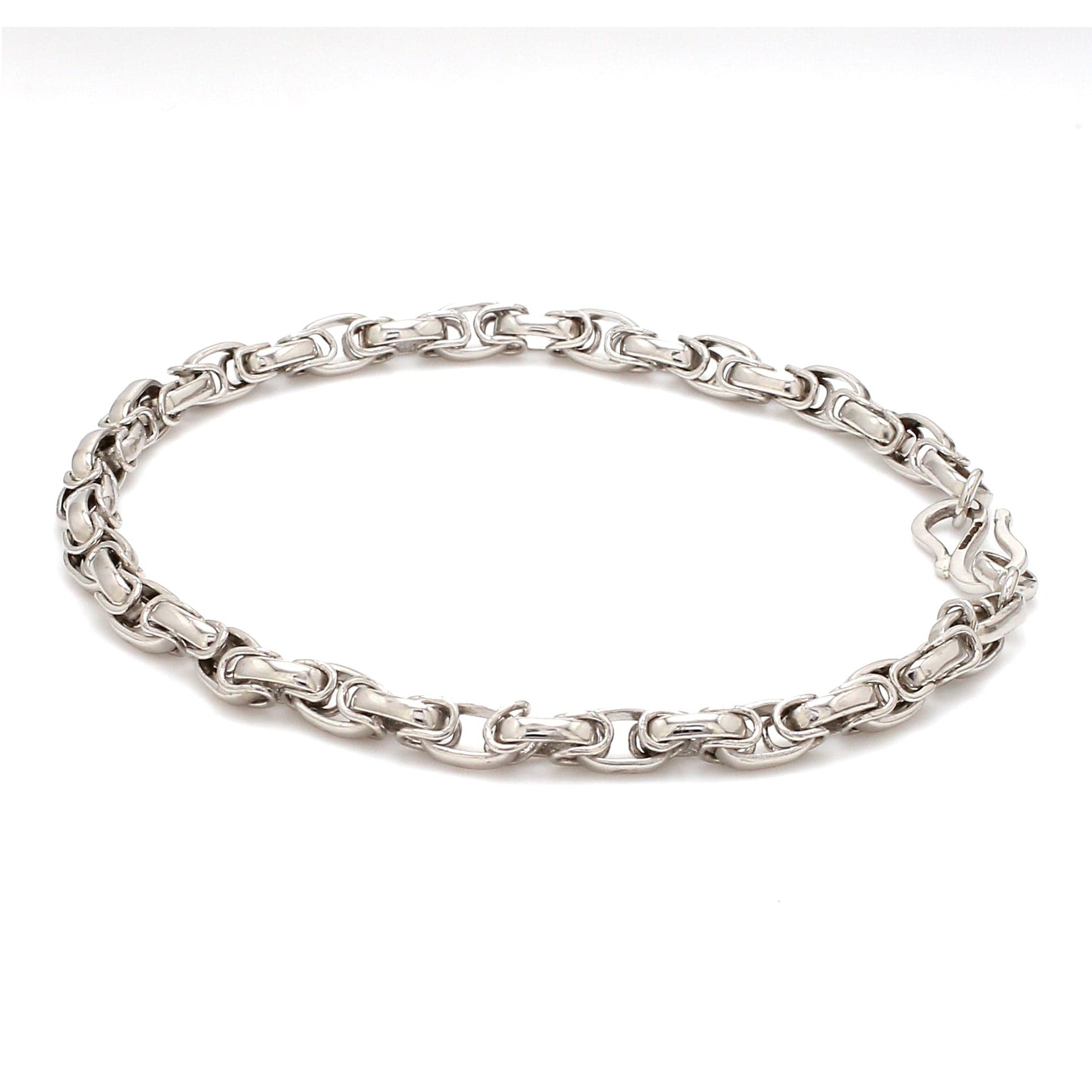 Linked Platinum Bracelet for Men JL PTB 687