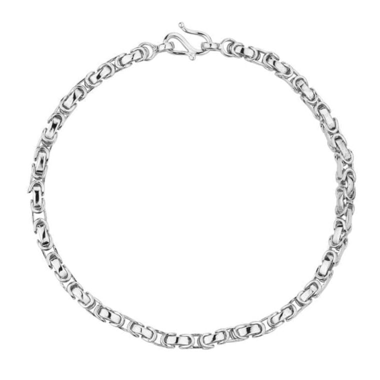 Linked Platinum Bracelet for Men JL PTB 687