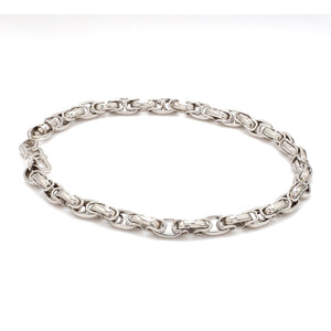 Linked Platinum Bracelet for Men JL PTB 687