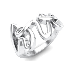 Love Platinum Ring for Women JL PT 457