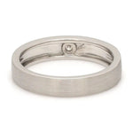 Load image into Gallery viewer, Matte Finish Platinum Love Bands with Parallel Lines JL PT 421
