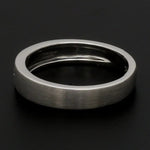 Load image into Gallery viewer, Matte Finish Platinum Love Bands with Parallel Lines JL PT 421
