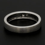 Load image into Gallery viewer, Matte Finish Platinum Love Bands with Parallel Lines JL PT 421
