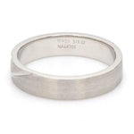 Load image into Gallery viewer, Matte Finish Platinum Love Bands with Slanting Lines JL PT 474
