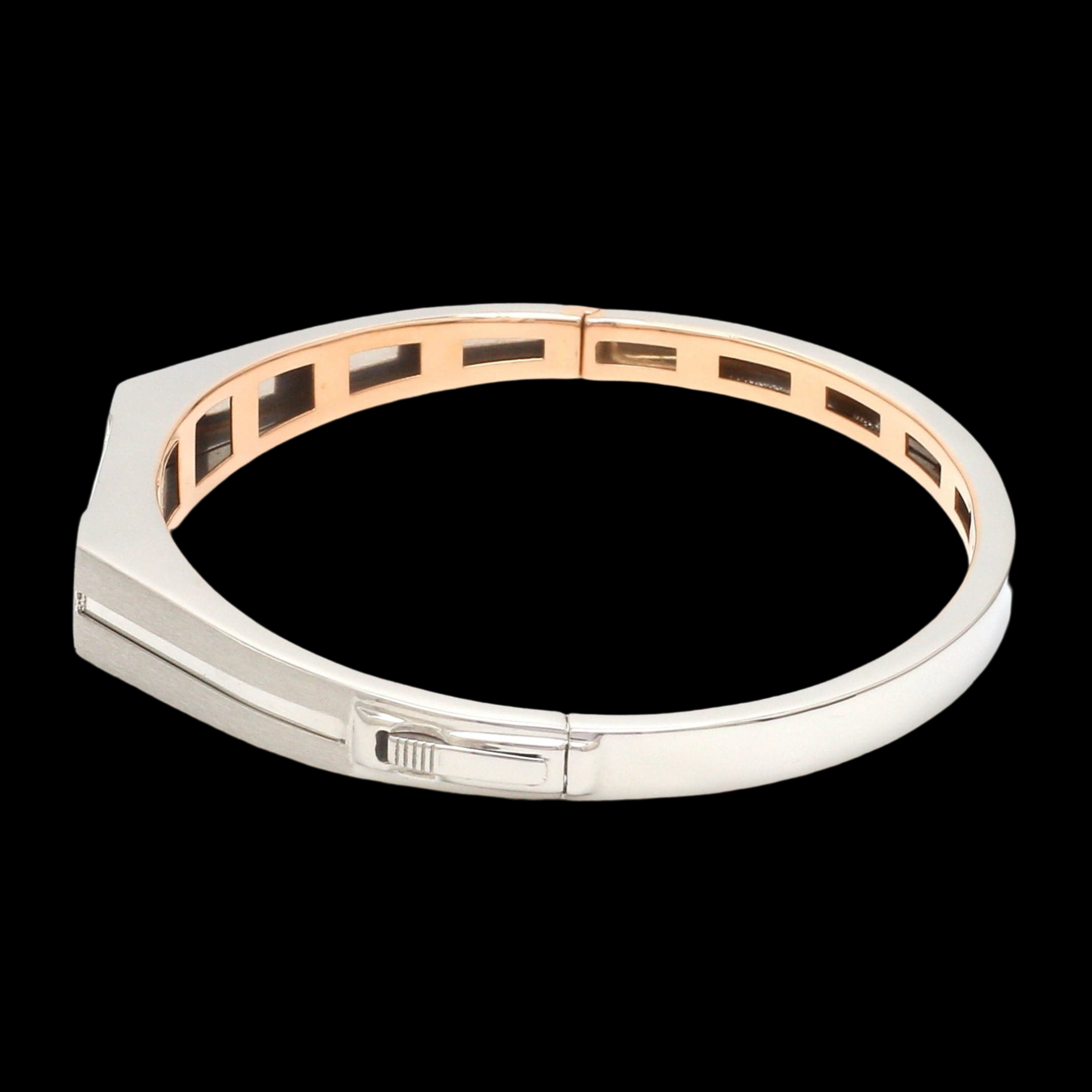 Men of Platinum| 8 Platinum & Rose Gold Bracelet for Men JL PTB 1220