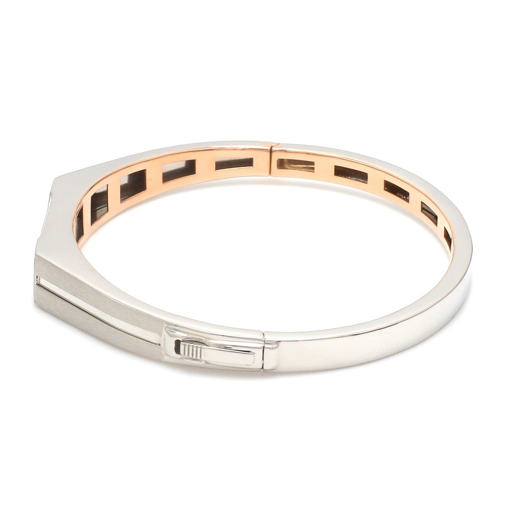 Men of Platinum| 8 Platinum & Rose Gold Bracelet for Men JL PTB 1220