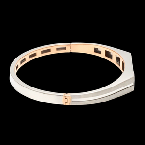 Men of Platinum| 8 Platinum & Rose Gold Bracelet for Men JL PTB 1220