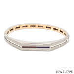 Load image into Gallery viewer, Men of Platinum| 8 Platinum &amp; Rose Gold Bracelet for Men JL PTB 1220
