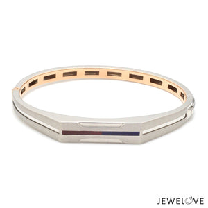 Men of Platinum| 8 Platinum & Rose Gold Bracelet for Men JL PTB 1220