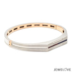 Load image into Gallery viewer, Men of Platinum| 8 Platinum &amp; Rose Gold Bracelet for Men JL PTB 1220
