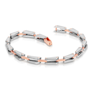 Men of Platinum | Bracelet with Rose Gold for Men JL PTB 785