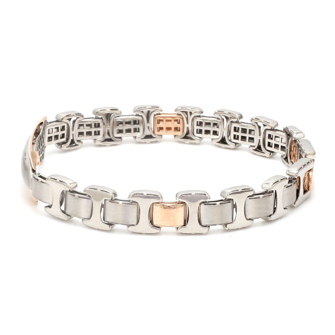 Men of Platinum | Bracelet with Rose Gold for Men JL PTB 786