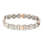 Load image into Gallery viewer, Men of Platinum | Bracelet with Rose Gold for Men JL PTB 786
