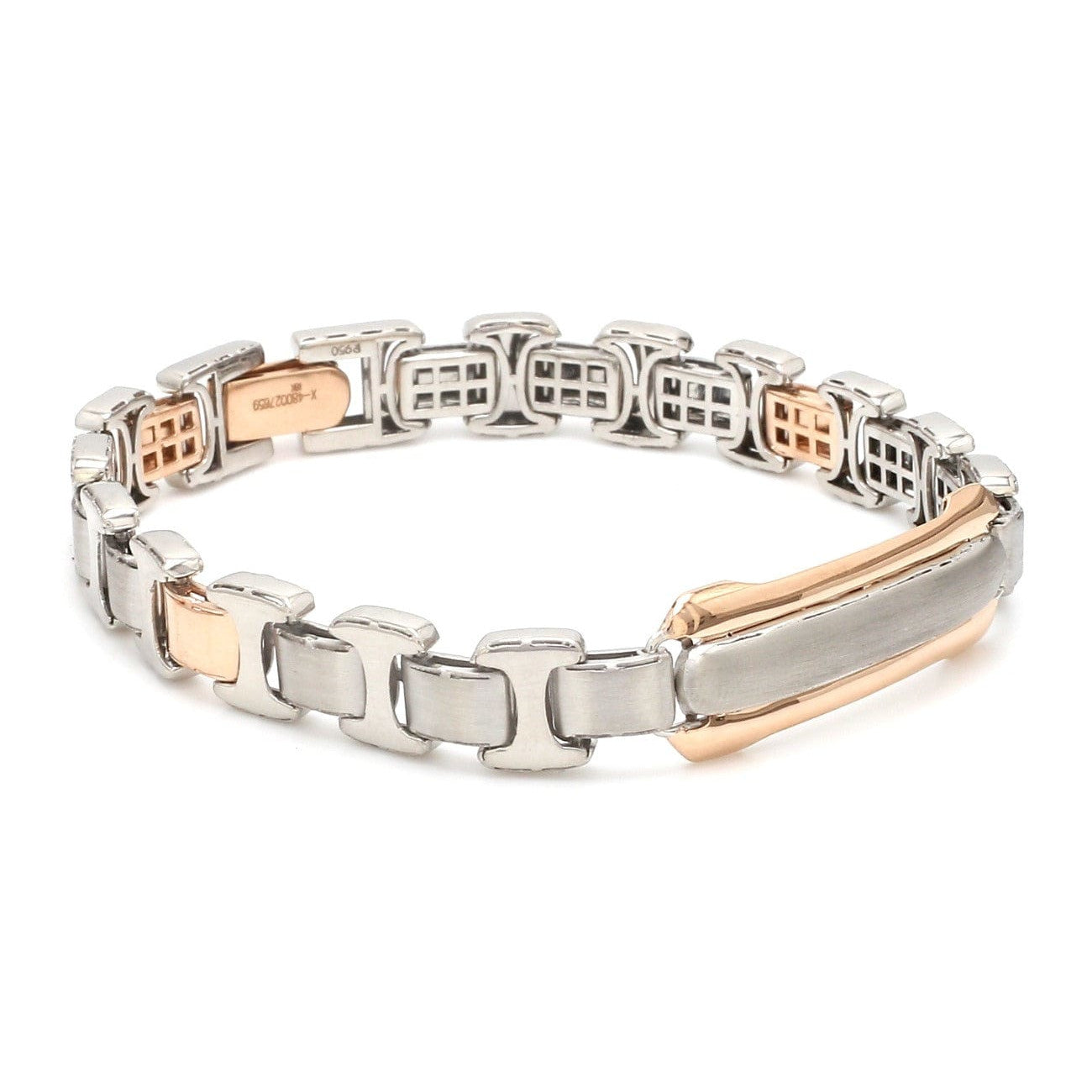 Men of Platinum | Bracelet with Rose Gold for Men JL PTB 786