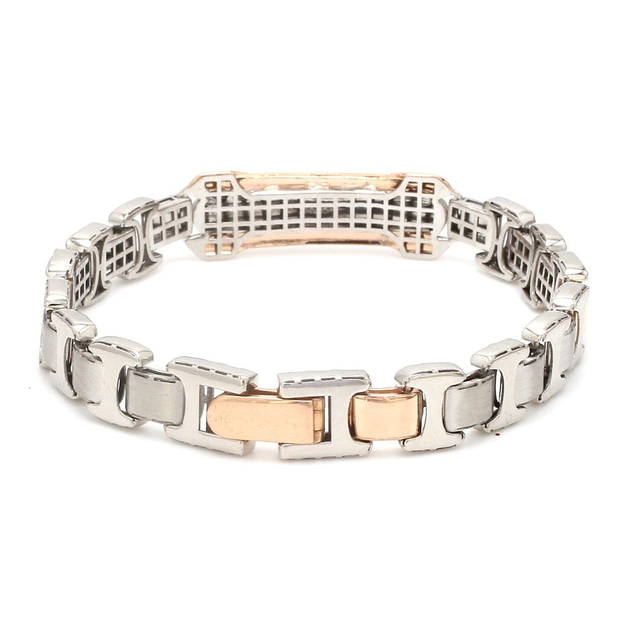 Men of Platinum | Bracelet with Rose Gold for Men JL PTB 786