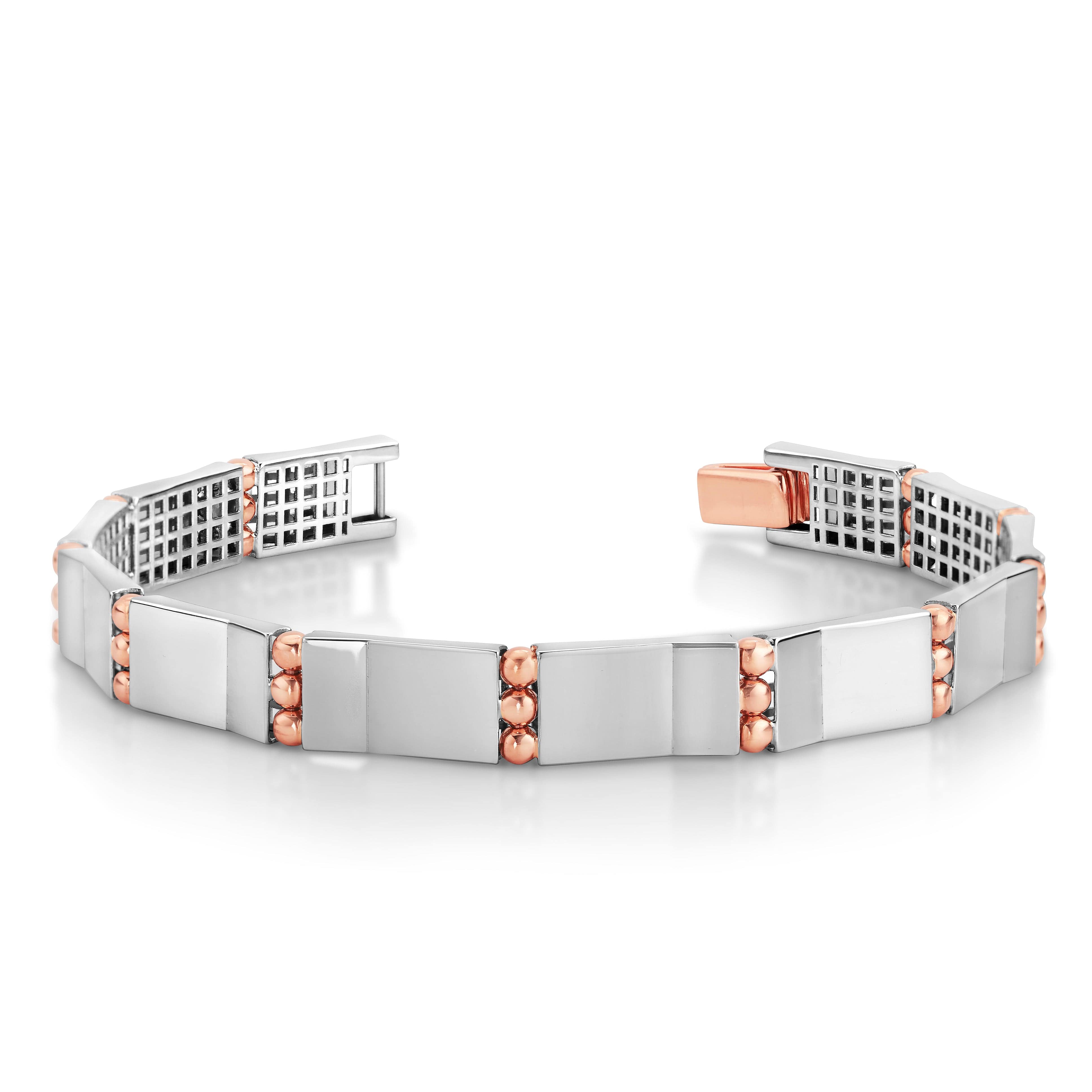 Men of Platinum | Bracelet with Rose Gold for Men JL PTB 788