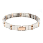 Load image into Gallery viewer, Men of Platinum | Bracelet with Rose Gold for Men JL PTB 788
