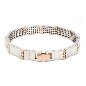 Men of Platinum | Bracelet with Rose Gold for Men JL PTB 788