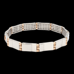 Load image into Gallery viewer, Men of Platinum | Bracelet with Rose Gold for Men JL PTB 788
