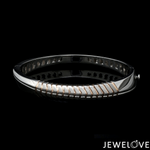 Load image into Gallery viewer, Men of Platinum | Designer Platinum Kada with Rose Gold for Men JL PTB 1193
