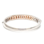 Load image into Gallery viewer, Men of Platinum | Designer Platinum Kada with Rose Gold for Men JL PTB 1193
