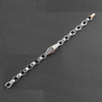 Load image into Gallery viewer, Men of Platinum | Dual-tone Dynamic Men&#39;s Bracelet JL PTB 731
