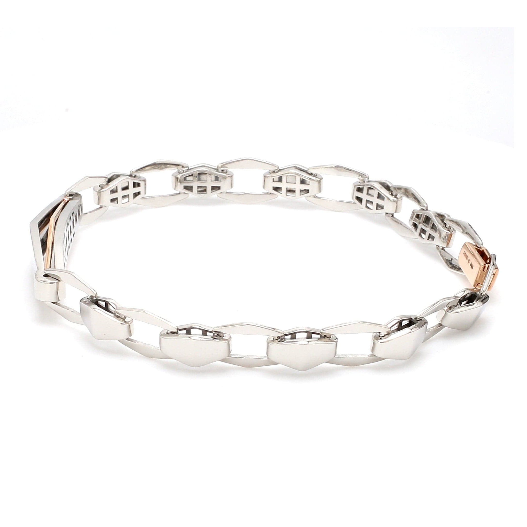 Men of Platinum | Dual-tone Dynamic Men's Bracelet JL PTB 731